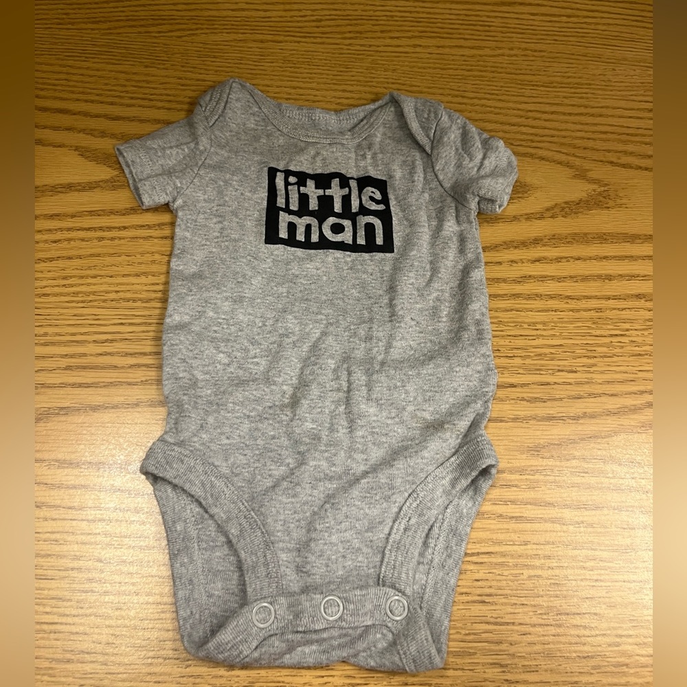 Little Man onesie